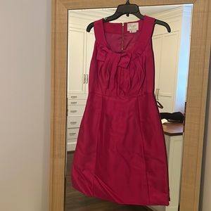 Kate Spade pink silk cocktail dress